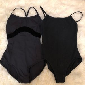Lot of 2 girls dance leotards